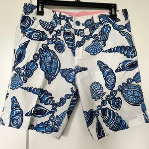 *RARE* Lilly Pulitzer Nautical anchor and seashell shorts